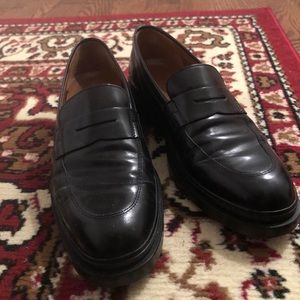 Genuine Leather Chunky Loafers